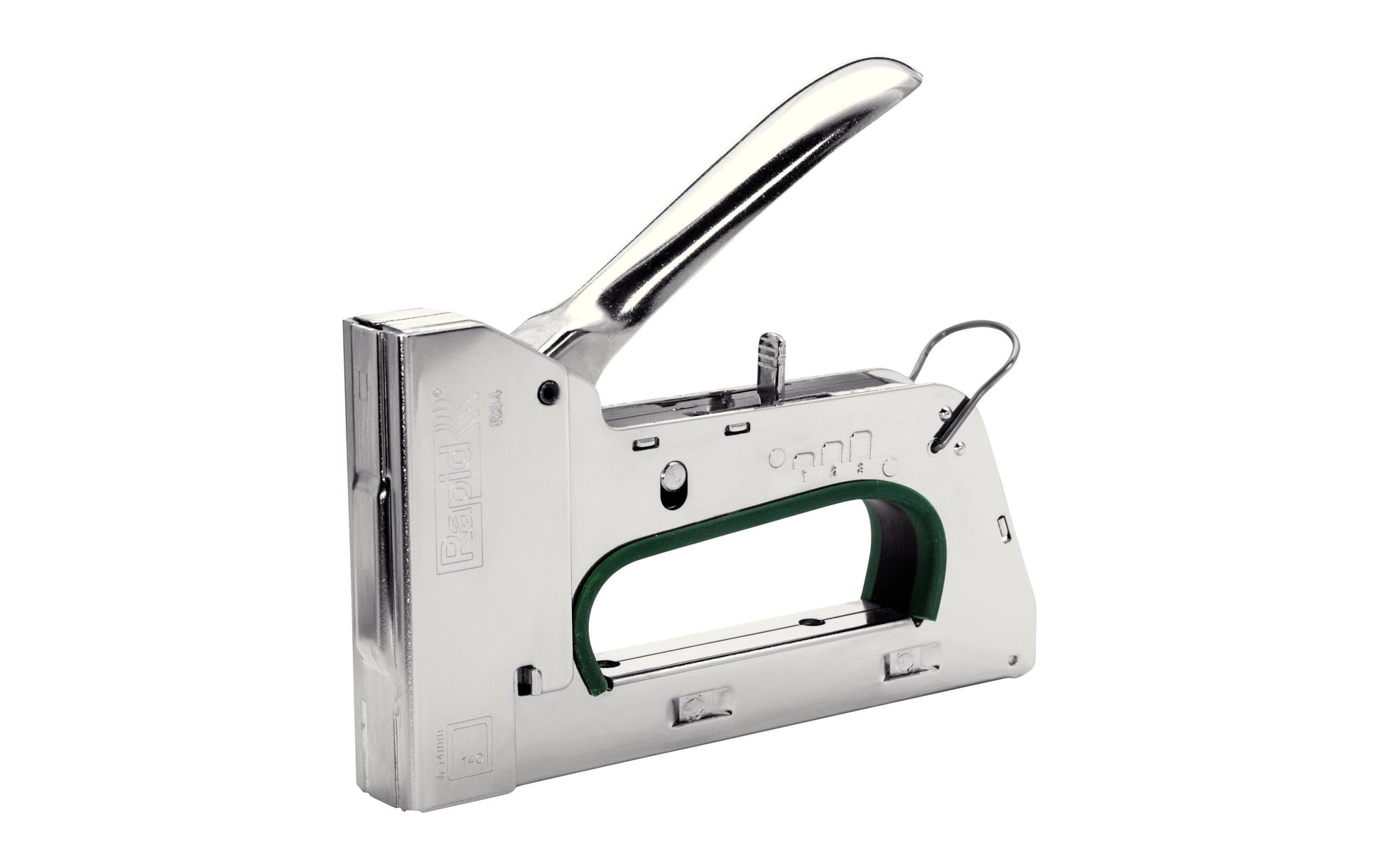 Rapid Handtacker R34E – für Klammern Typ 140, 6–14 mm, Feindraht, einstellbare Schlagkraft, Stahl, grau