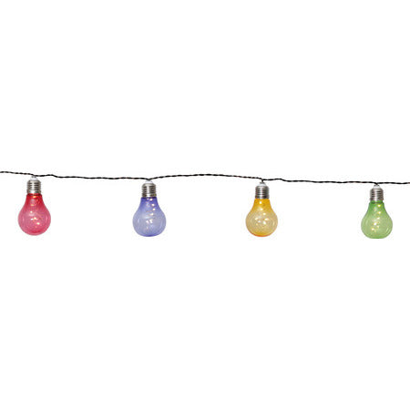 Star Trading Lichterkette – 1,8 m, 1 W, Warmweiss, 2700 K, IP44, Solarbetrieb, Mehrfarbig, PVC