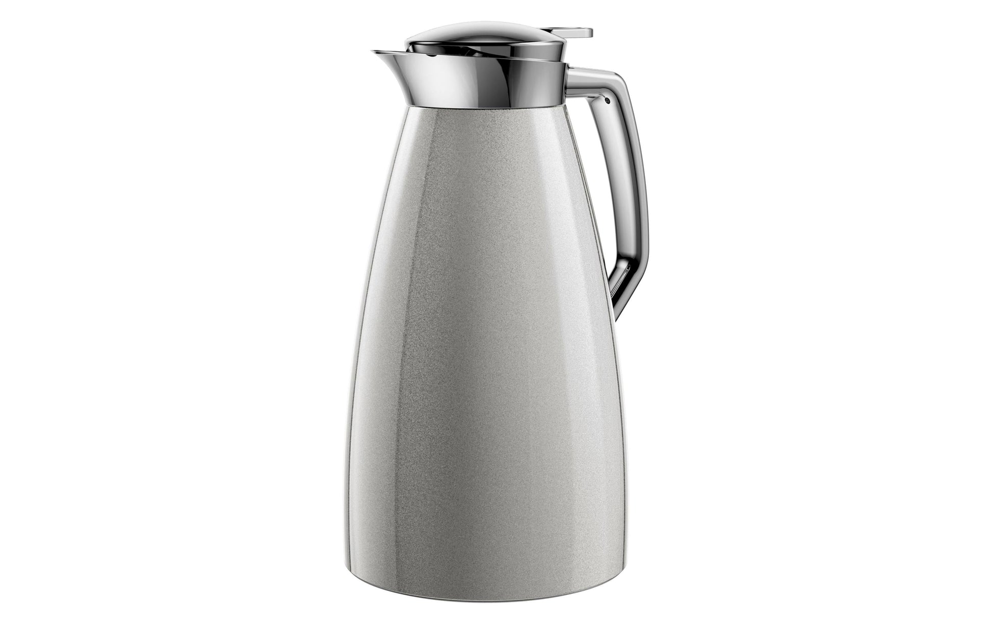 EMSA Thermoskanne Plaza – 1 l, Ø 15,9 cm, Edelstahl 18/10, Schraubverschluss, vakuumisoliert