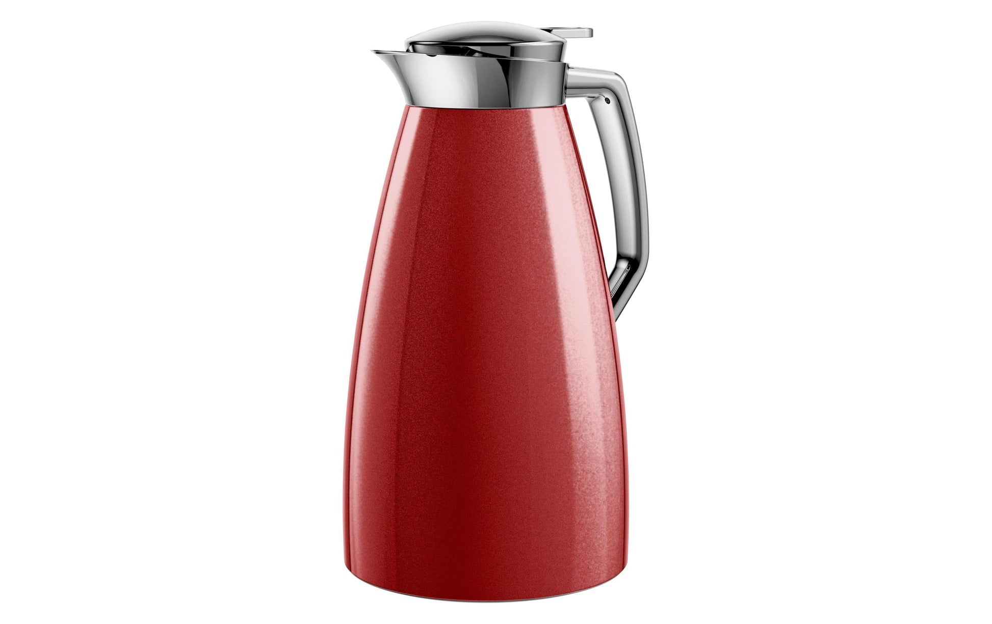 EMSA Thermoskanne Plaza – 2er Set, 1 l, Ø 13,7 cm, Edelstahl 18/10, vakuumisoliert