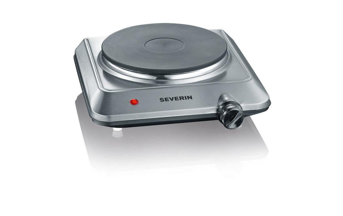 Severin Kochplatte KP 1092 – 18 cm, 1500 W – schwarz/edelstahl