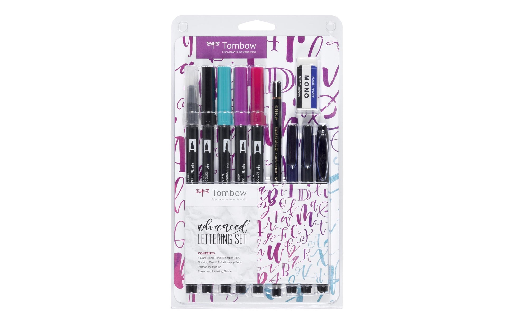 Tombow Bastelset Handlettering – für Fortgeschrittene – 4 ABT Dual Brush Pens