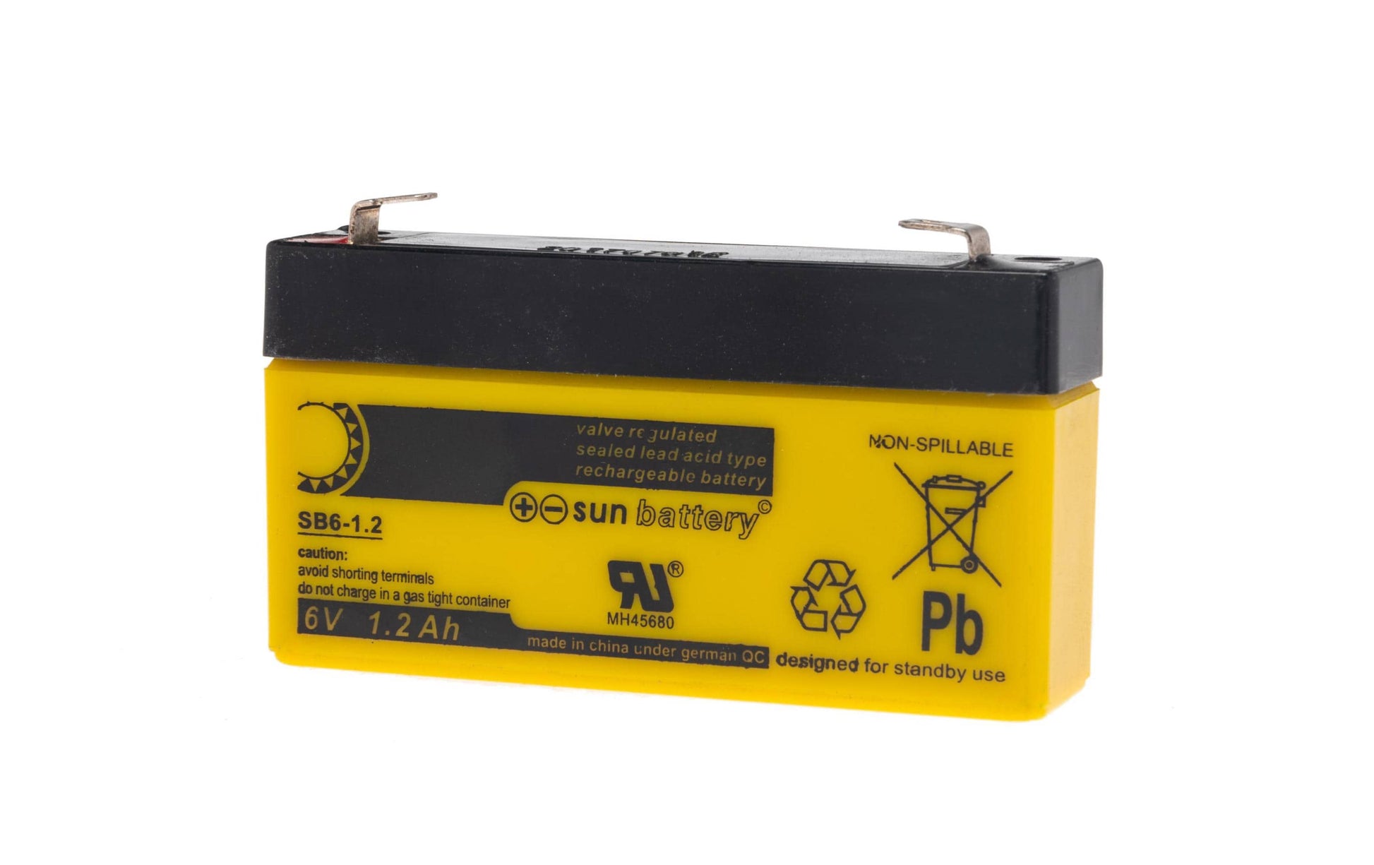 ABUS FU3821 – Ersatzakku, 6 V, 1200 mAh, für Secvest