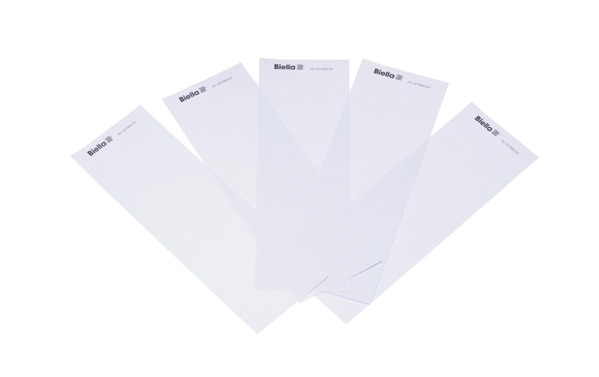 Biella Schuletiketten – 60 × 14 mm, 50 Stk, Papier