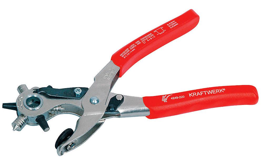 Kraftwerk – Revolverlochzange 4–5 mm, 220 mm – 4249-220