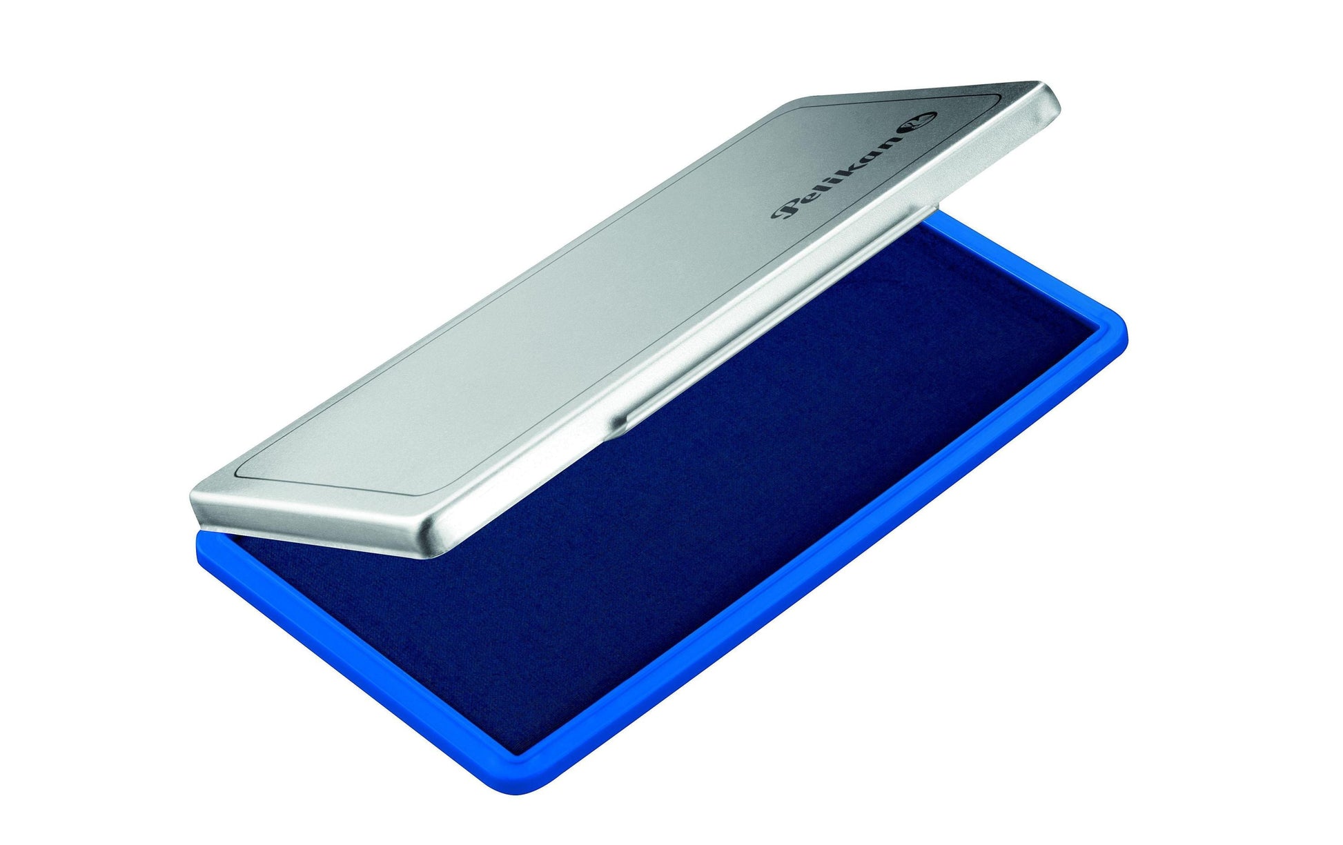 Pelikan Stempelkissen – 160 × 90 mm, Metall, Blau