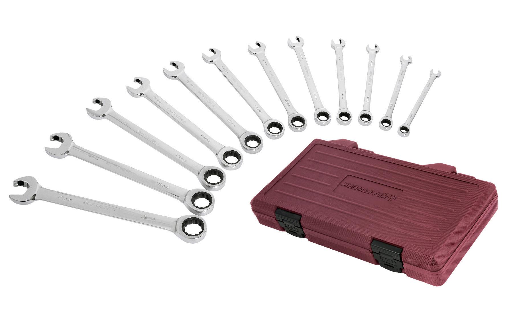 Kraftwerk Ratschen-Ringmaulschlüssel-Set – 3401-54