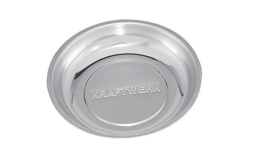 Kraftwerk 2950 Magnetteller Ø 150 mm – rostfrei, silber
