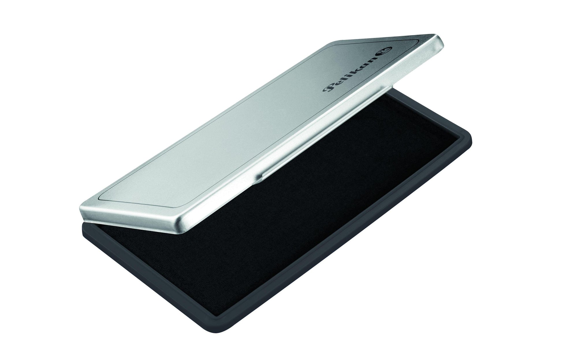 Pelikan Stempelkissen – Metall, 160 × 90 mm, Schwarz, getränkt