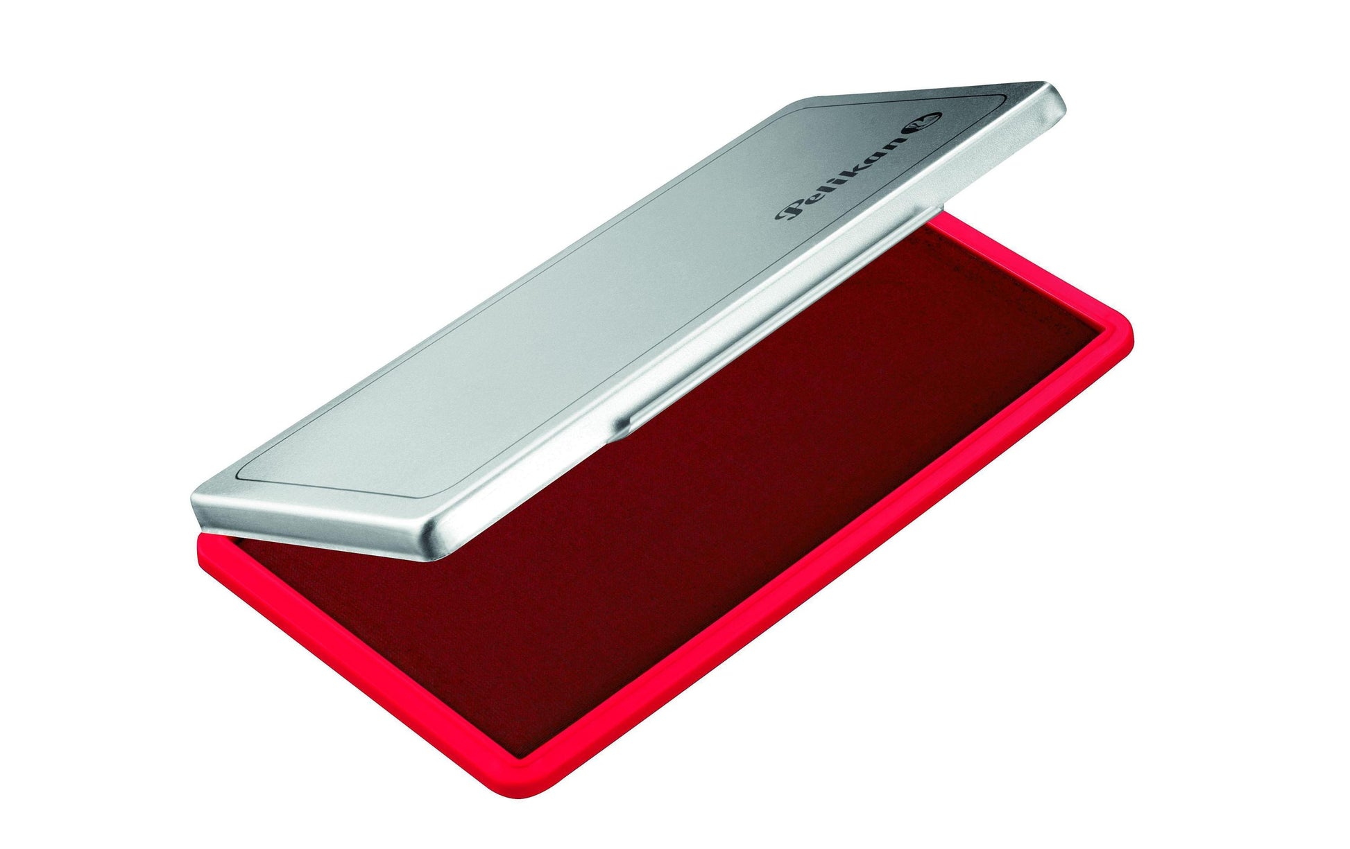 Pelikan Stempelkissen – 160 × 90 mm, Metall, Rot
