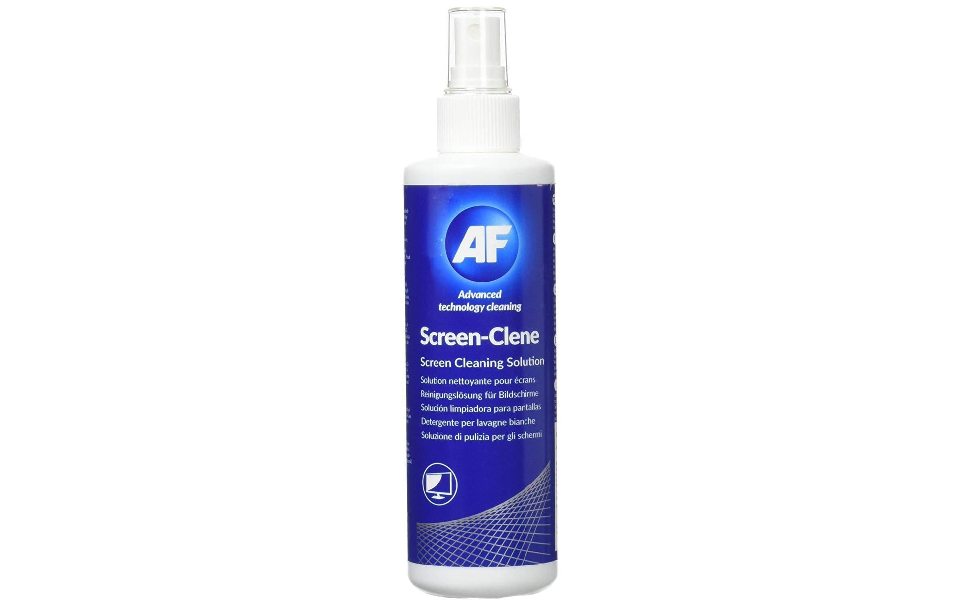 AF Screen-Clene Bildschirmreiniger – für Bildschirme, Smartphones & Tablets – Pumpspray – 250 ml