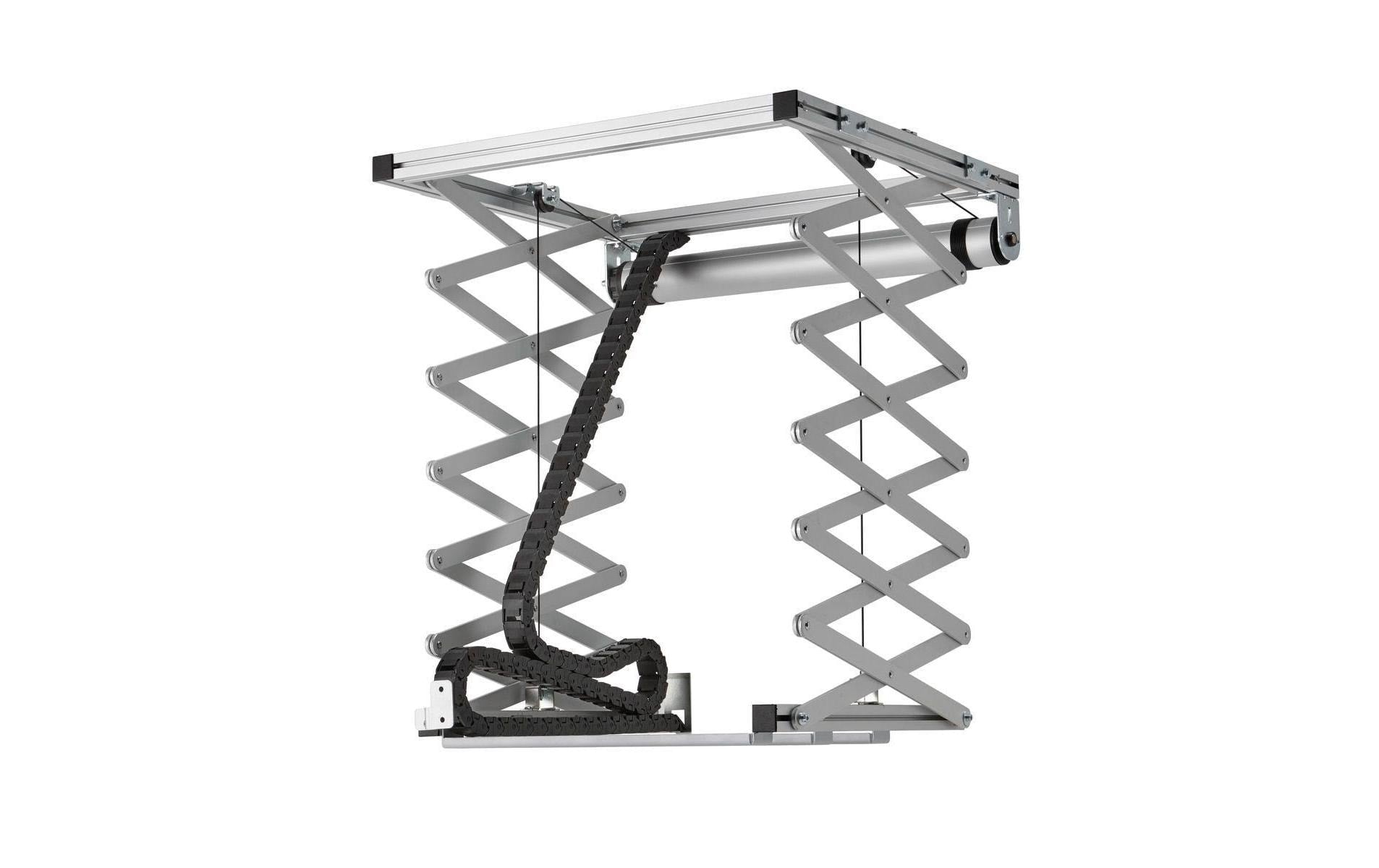 Vogel's PPL2170 Projektor-Deckenlift – Absenkung 25,5–197,9 cm, 30 kg, elektrisch, silber