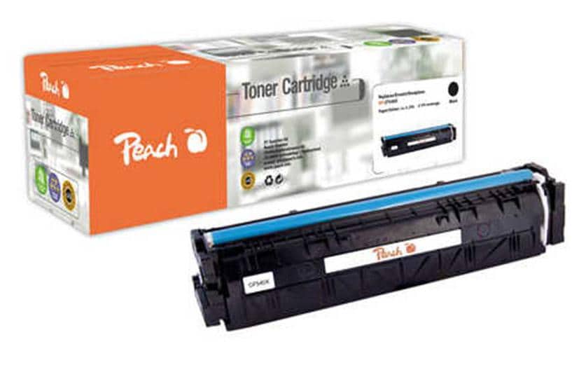 Peach 203X (CF540X) Schwarz Toner – Kompatibel XL – 3'200 Seiten – für HP LaserJet Pro M254/M280/M281