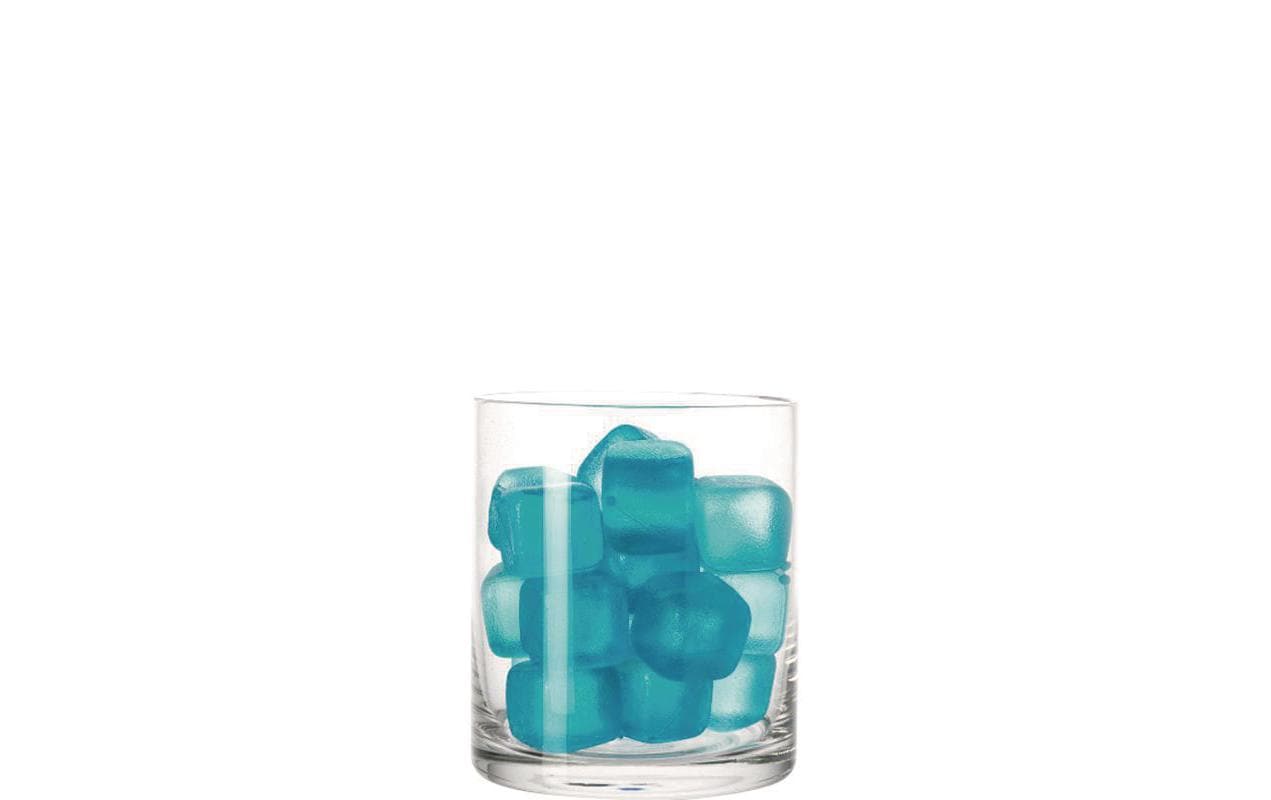 LEONARDO Eiswürfelbehälter Fresco – 24 × 6 cm, Kunststoff, Transparent, 18 Eiswürfel