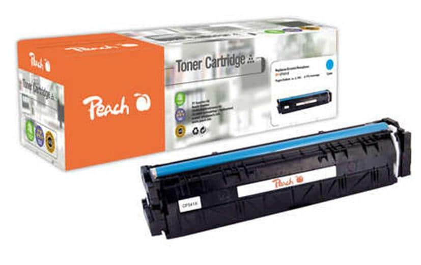 Peach Toner CF541X/203X – cyan, 2500 Seiten – für HP Color LaserJet Pro M 254 dnw/M 254 dw/M 254 nw und andere
