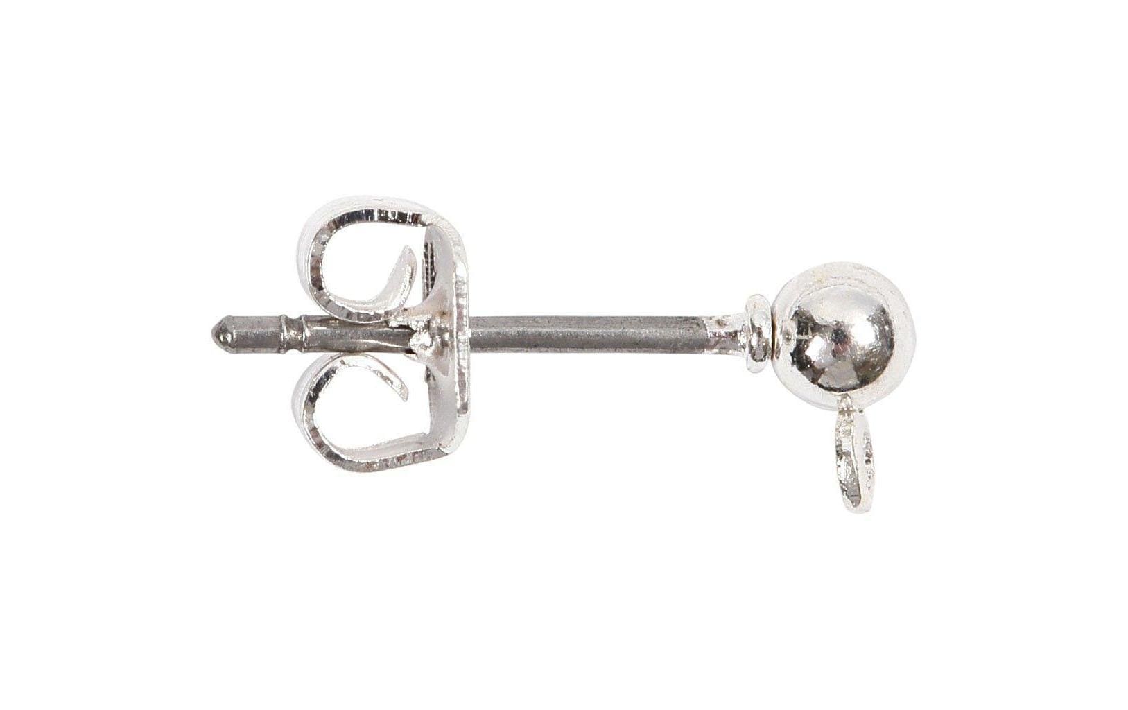 Creativ Company Ohrring, Metall, Silber, 10 Stk., Art.-Nr. 603100