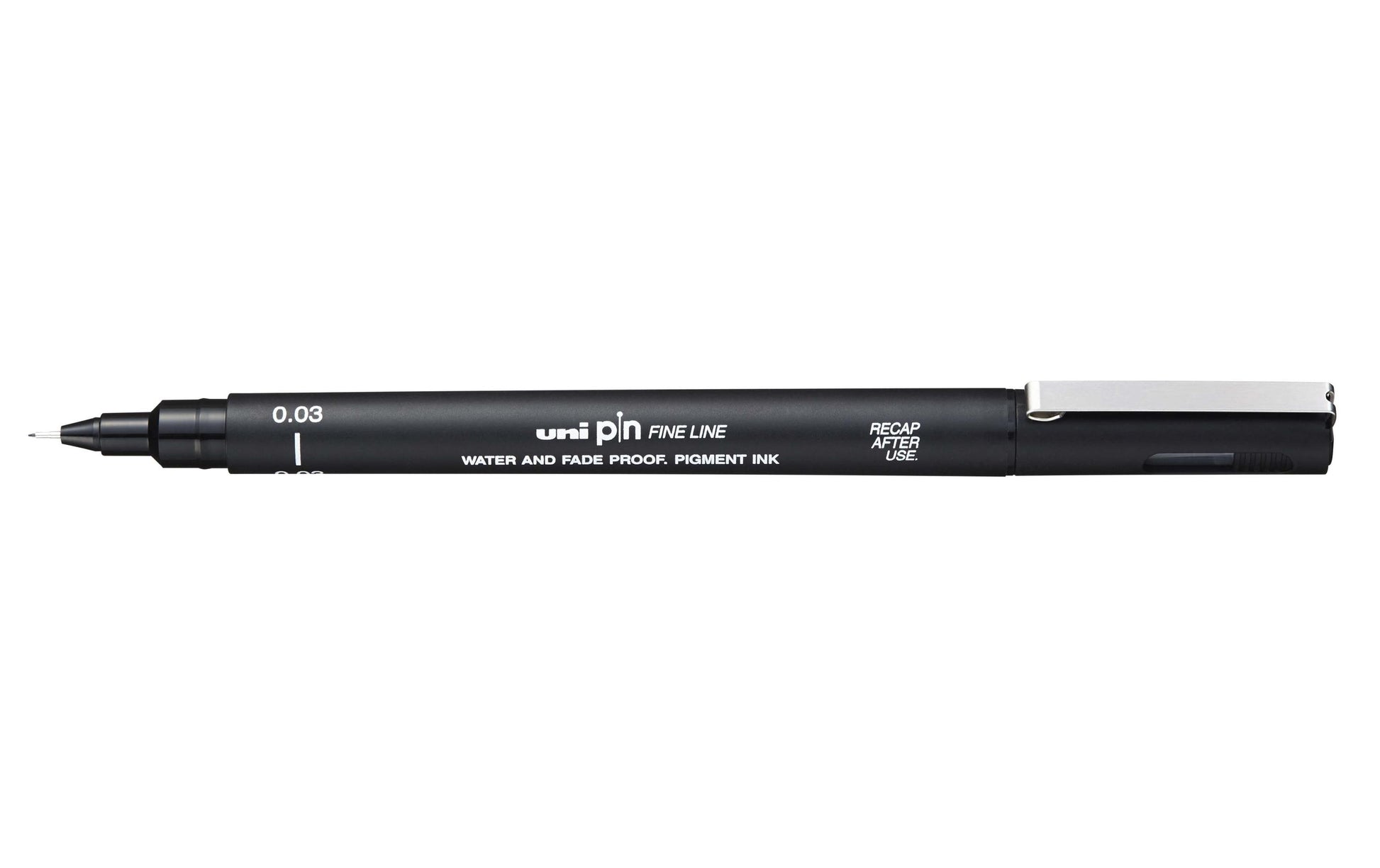 Uni-Ball Pin Fineliner – 0,03 mm, schwarz, wasserfest