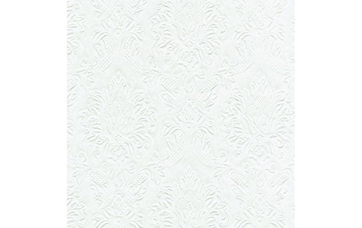 Paper + Design Moments Ornament Servietten weiss – 33 × 33 cm, 3-lagig – 16 Stück