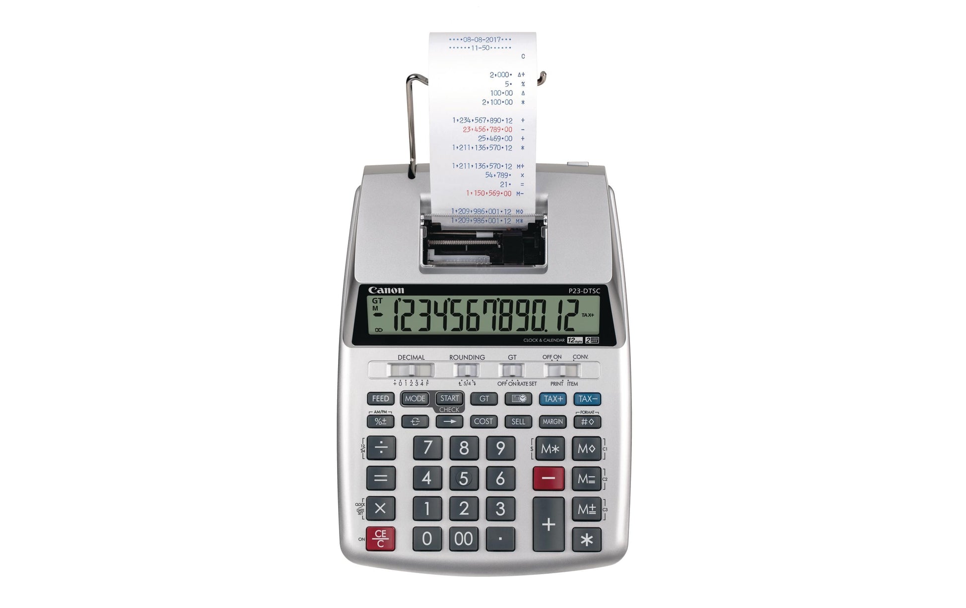 Canon P23-DTSC II – Druckrechner, Silber