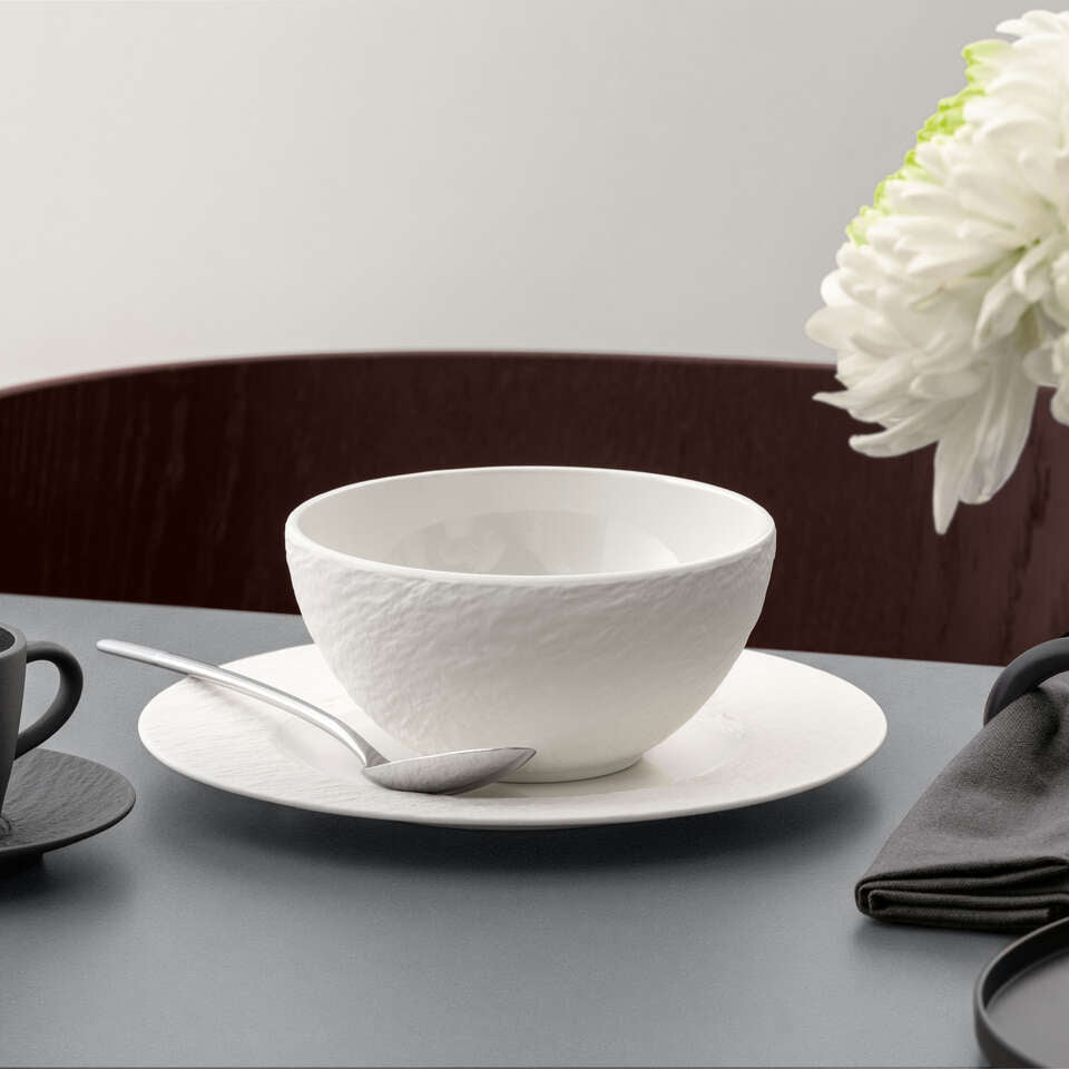 Villeroy & Boch Manufacture Müeslischale – 650 ml, Ø 14 cm, Porzellan, spülmaschinenfest