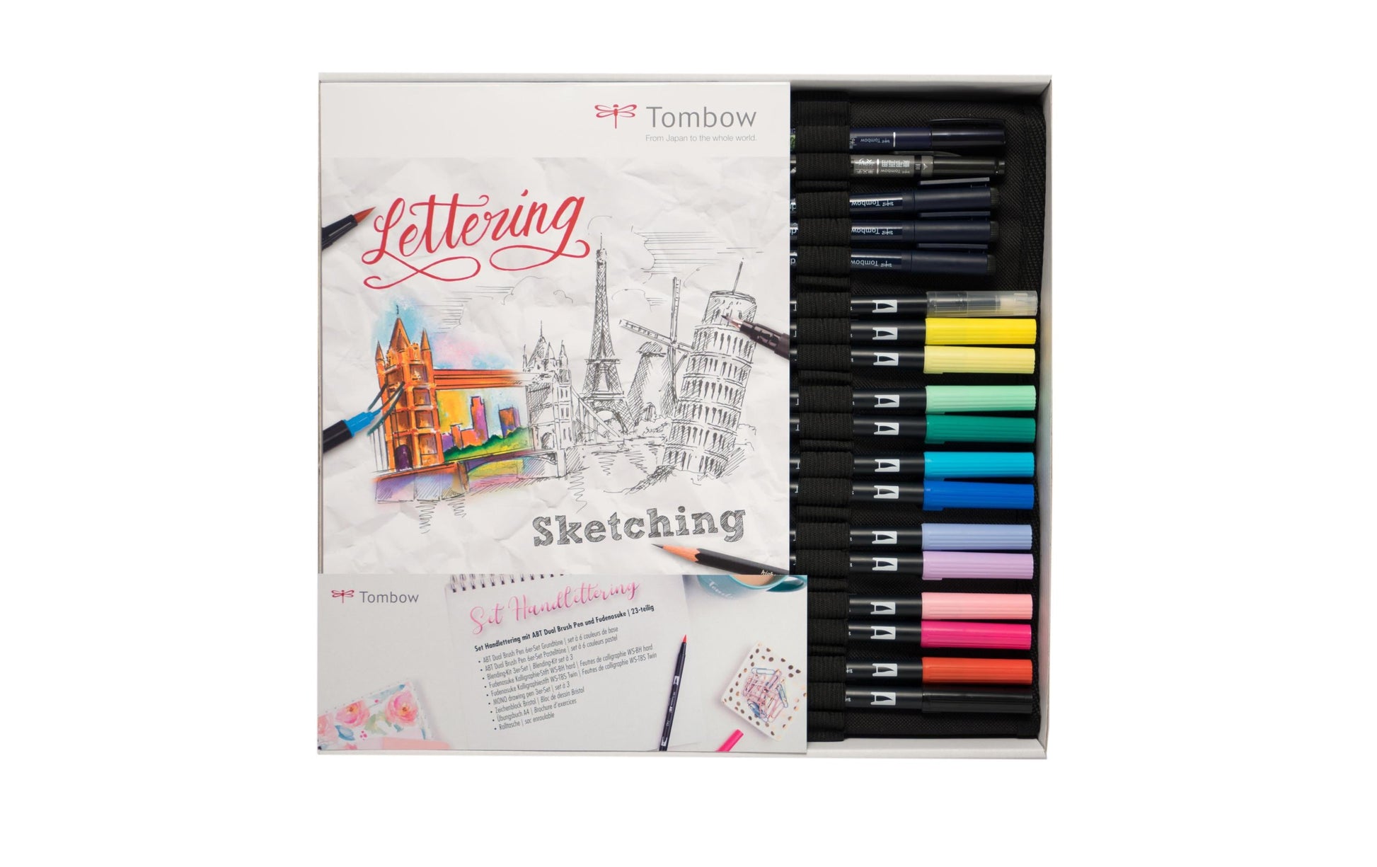 Tombow Filzstifte ABT Dual Brush Pen, 6 Stk.