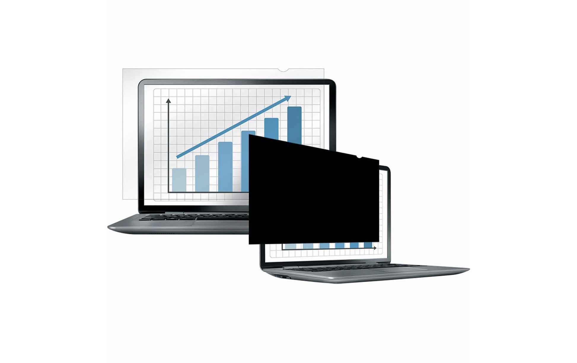 Fellowes Displayschutz für Bildschirme bis 23" (16:9) – Schwarz