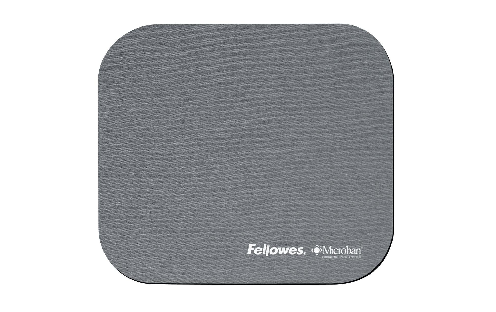 Fellowes Mausmatte – Grau, 232 × 199 × 2 mm, Microban