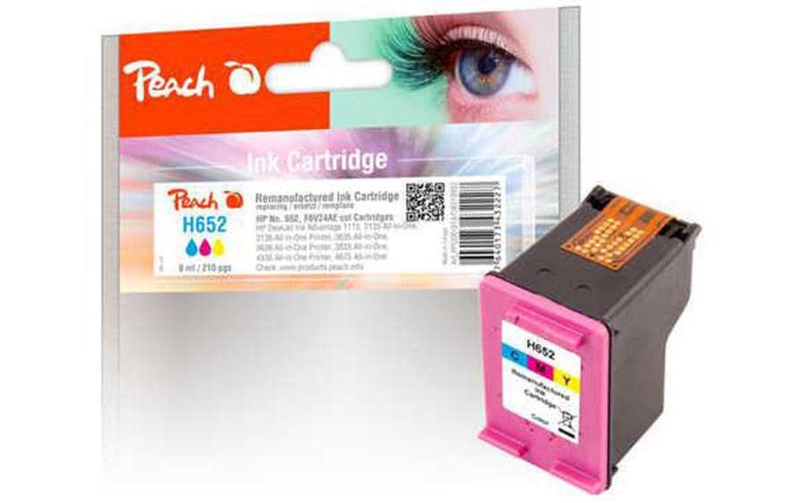 Peach Druckerpatrone – HP F6V24AE / No652, Magenta, 8 ml