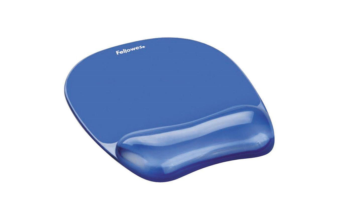 Fellowes Mausmatte mit Handgelenkauflage – für Maus – Gel, abwaschbar – 202×230×15 mm – blau
