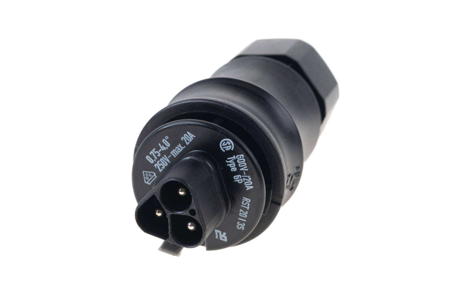 Wieland Electric Wieland RST20i3 Steckerteil, IP66/68, Schraubanschluss, 3-polig, 20 A, 250 V – Schwarz