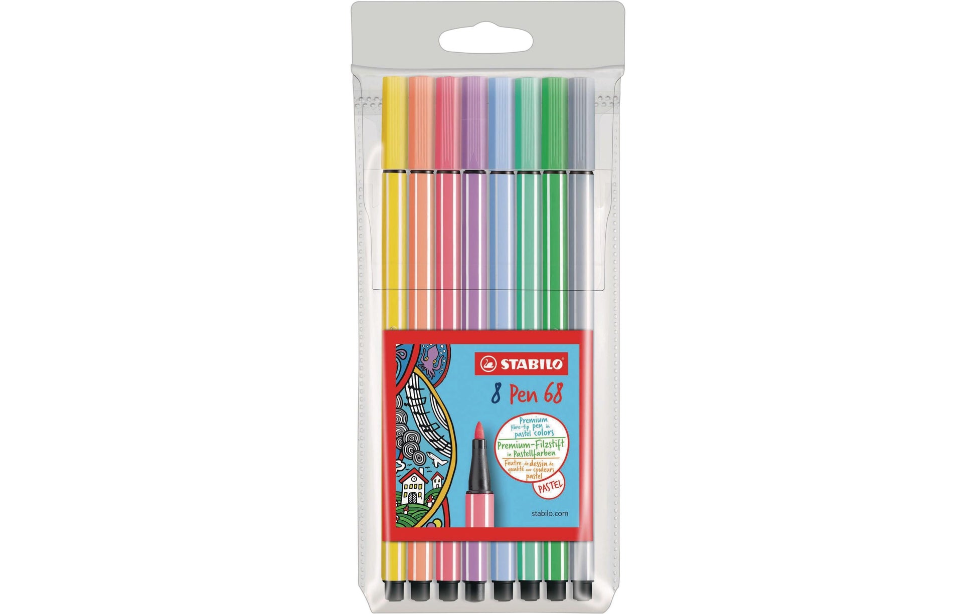 STABILO Filzstifte, Strichbreite 1 mm, 8 Farben