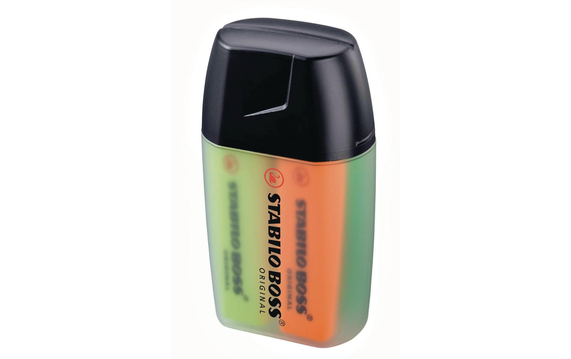 STABILO BOSS Original Textmarker – 5er Set, Farben sortiert, Keilspitze 2–5 mm, nachfüllbar