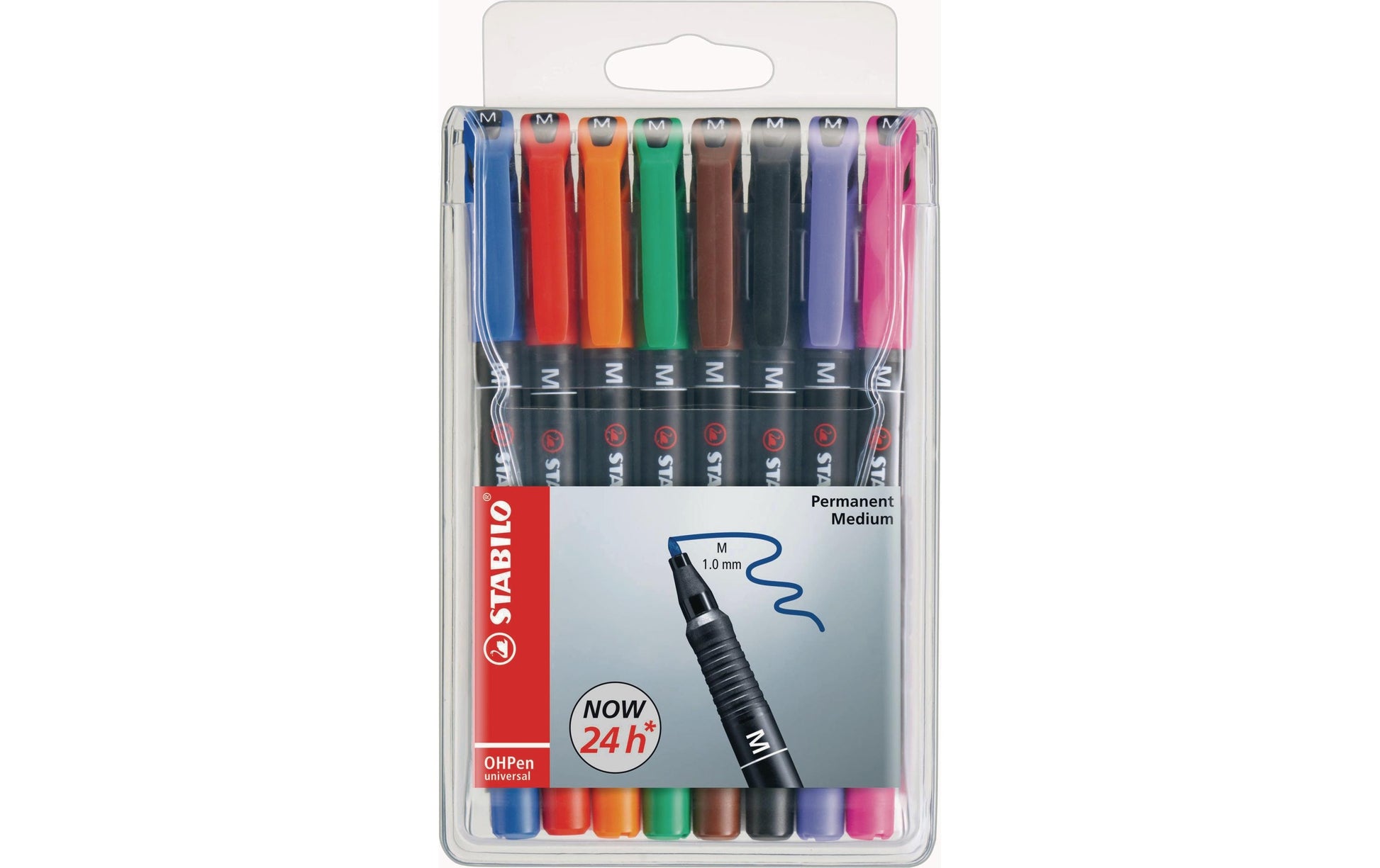 Stabilo Permanent-Marker für OHP-Folien – sortiert, 8er