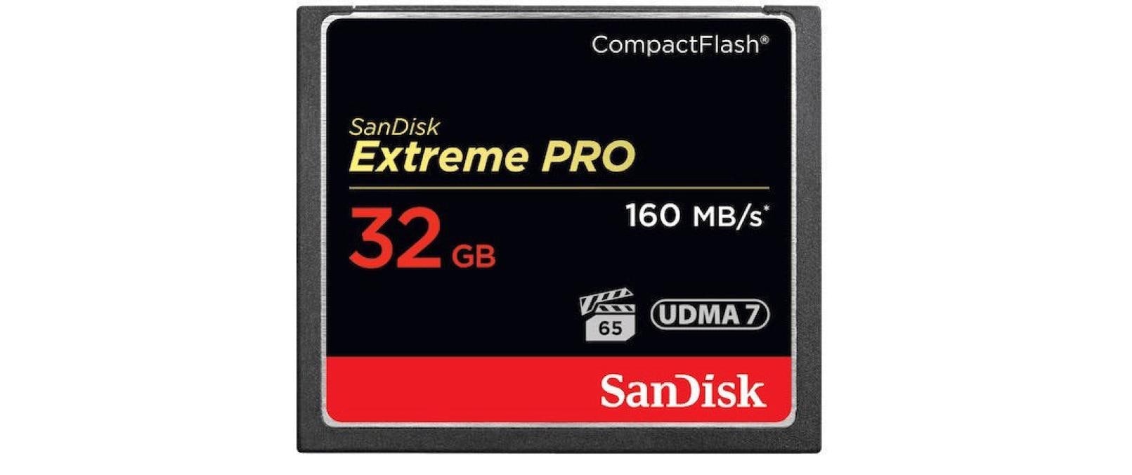 SanDisk Extreme Pro Speichergerät – 32 GB, CompactFlash, 160 MB/s