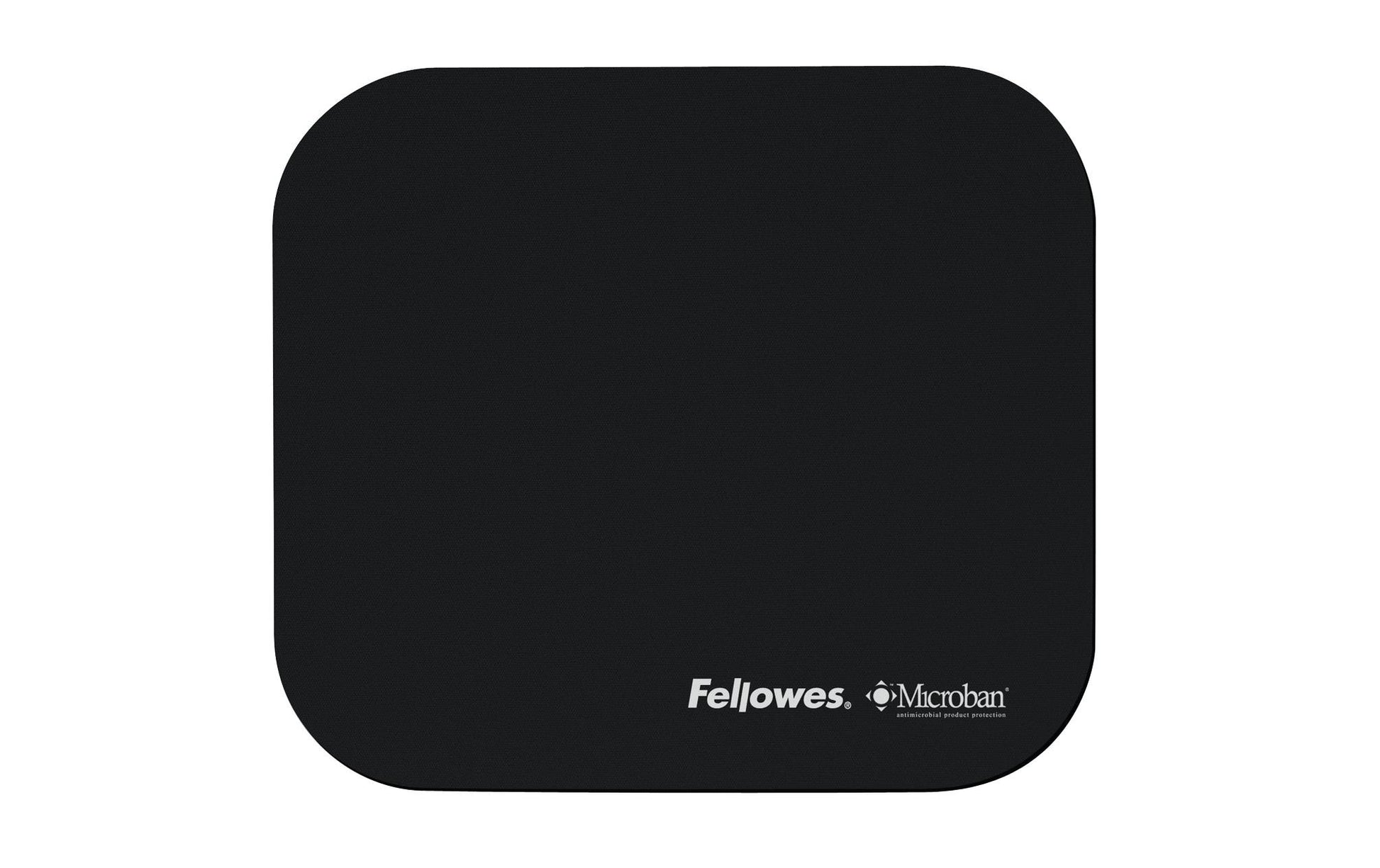 Fellowes Mausmatte – Microban-Schutz, Schwarz, 232 × 199 × 2 mm