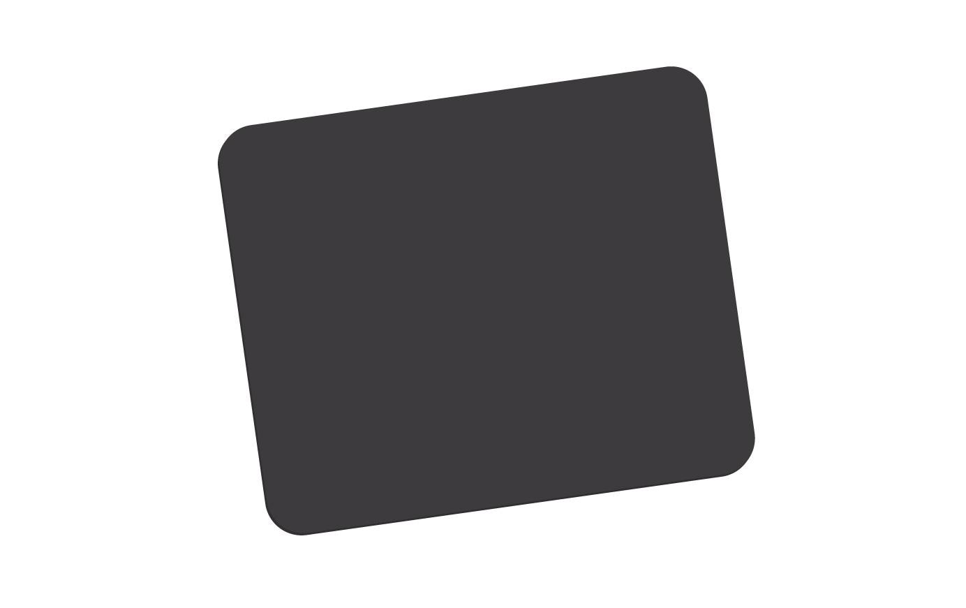 Fellowes Mauspad – 224 × 186 mm, EVA/Polyester, Schwarz