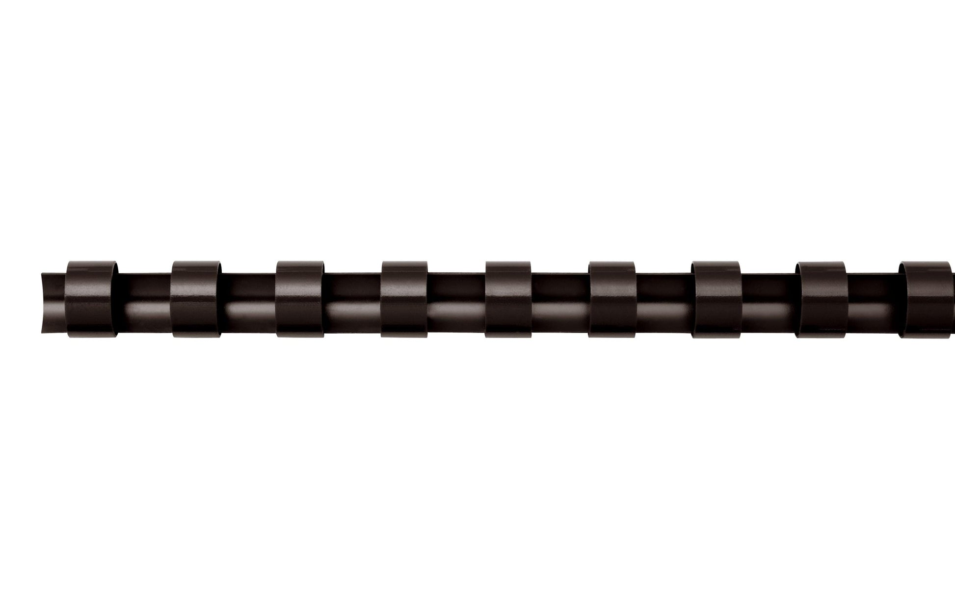 Fellowes CombBind Plastikbinderücken – A4 – Ø 6 mm – 21 Ringe – bis 20 Blatt, Schwarz – 25 Stk.