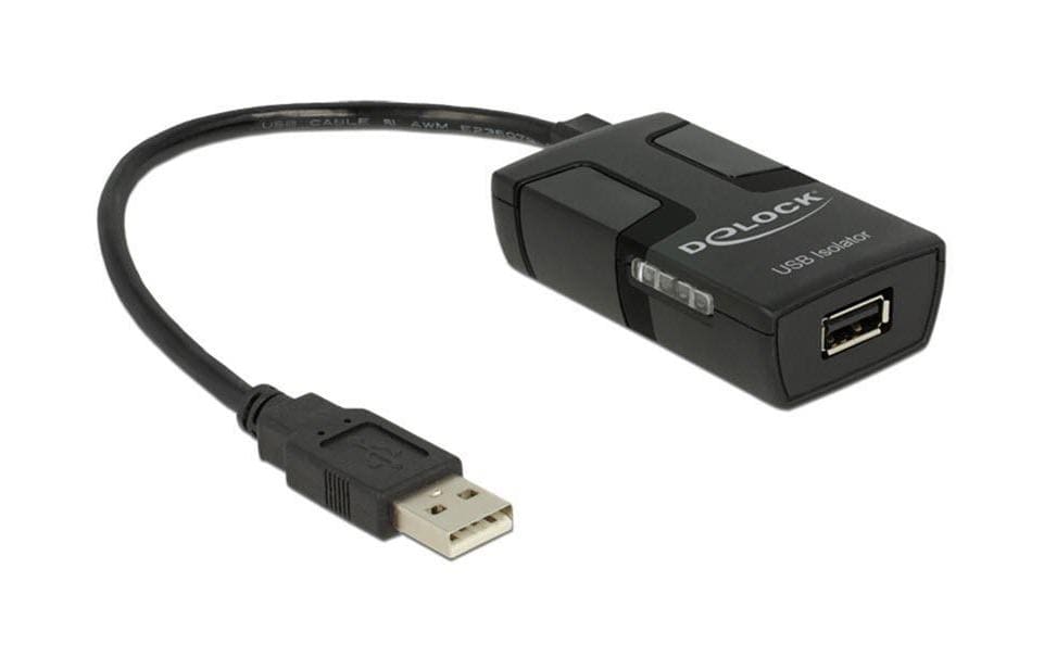 DeLOCK USB Isolator, 5 kV (Daten), USB 1.0/1.1, 15 cm, passiv