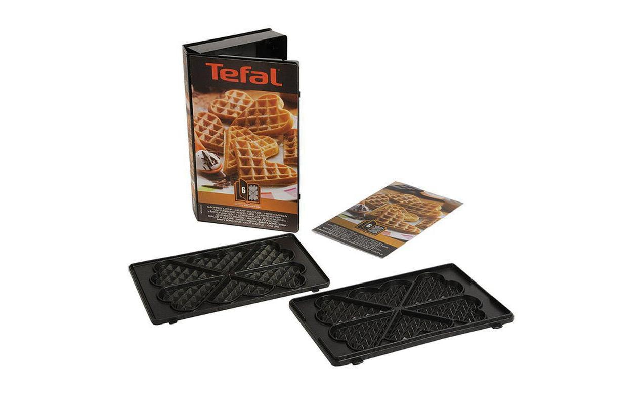 Tefal Backform, rechteckig, 22,6 × 13,2 cm, Aluminiumguss (beschichtet) – für Waffeleisen, XA8006