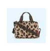 Reisenthel Umhängetasche, 3 l, Polyester (rPET), Braun, Motiv Leo Macchiato, 23,5 × 16 × 12 cm