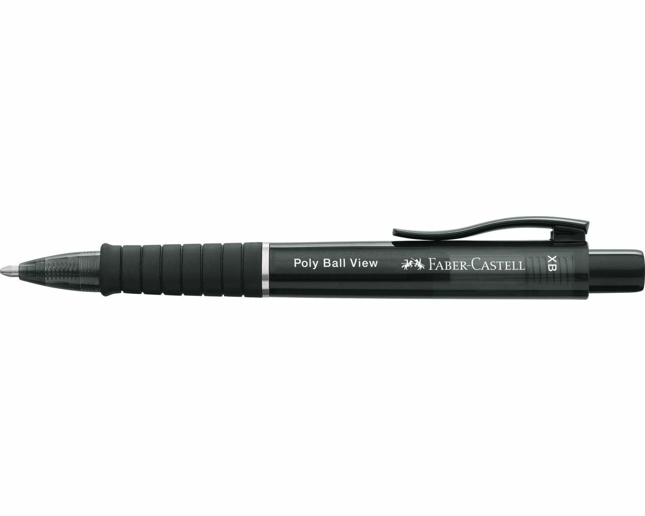 Faber-Castell Kugelschreiber – Schwarz, Kunststoff