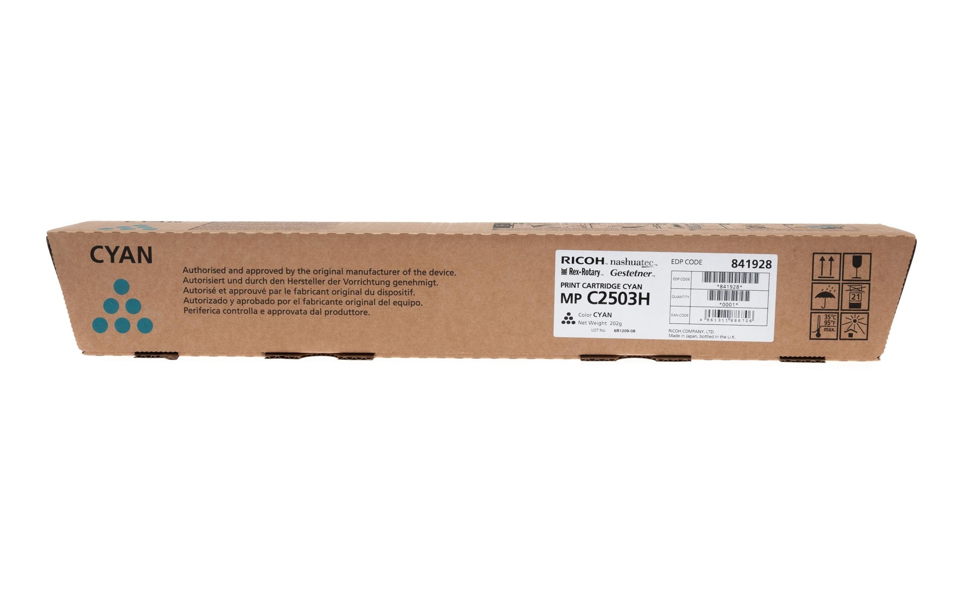 Ricoh Toner – cyan, 9500 Seiten