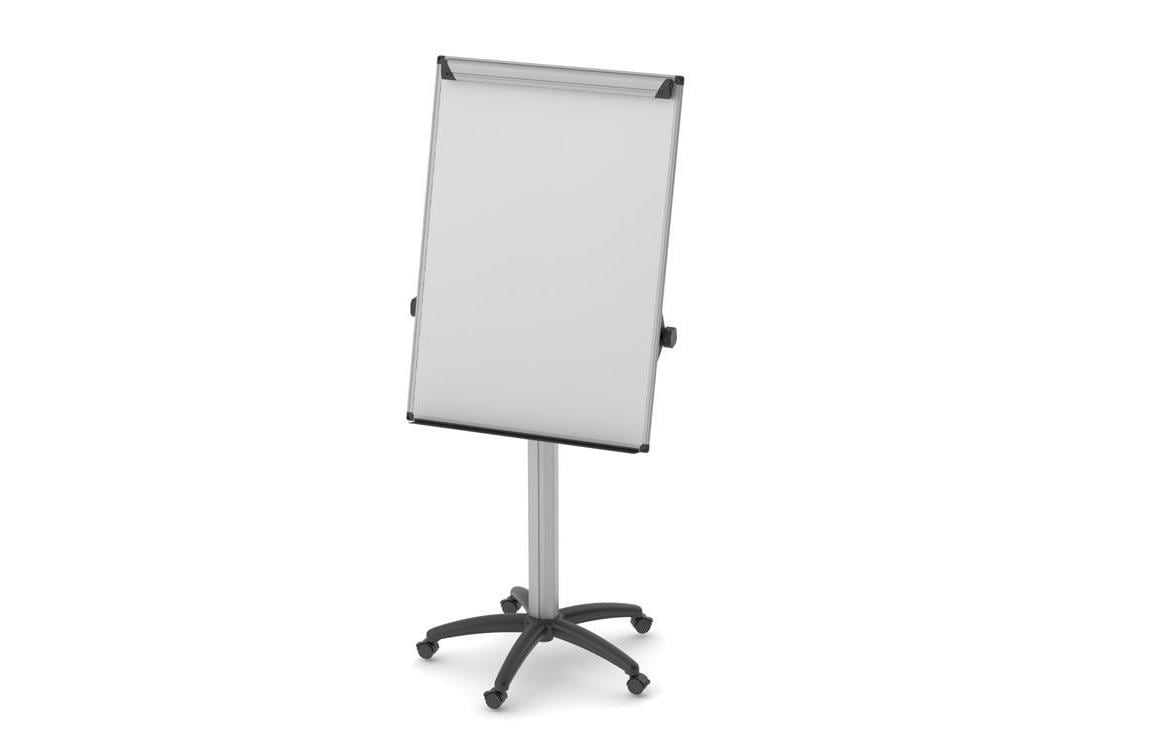 Bi-Office Mobiler Flipchart Earth-it – Whiteboard-Oberfläche, Aluminium, 70 × 100 cm