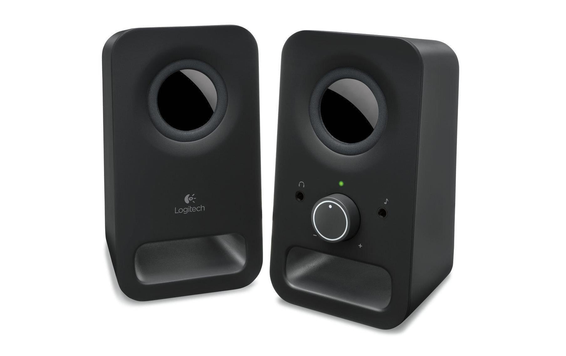 Logitech Z150, Paar – PC-Lautsprecher-Set – 2.0, 3 W, 3.5 mm Klinke, Schwarz