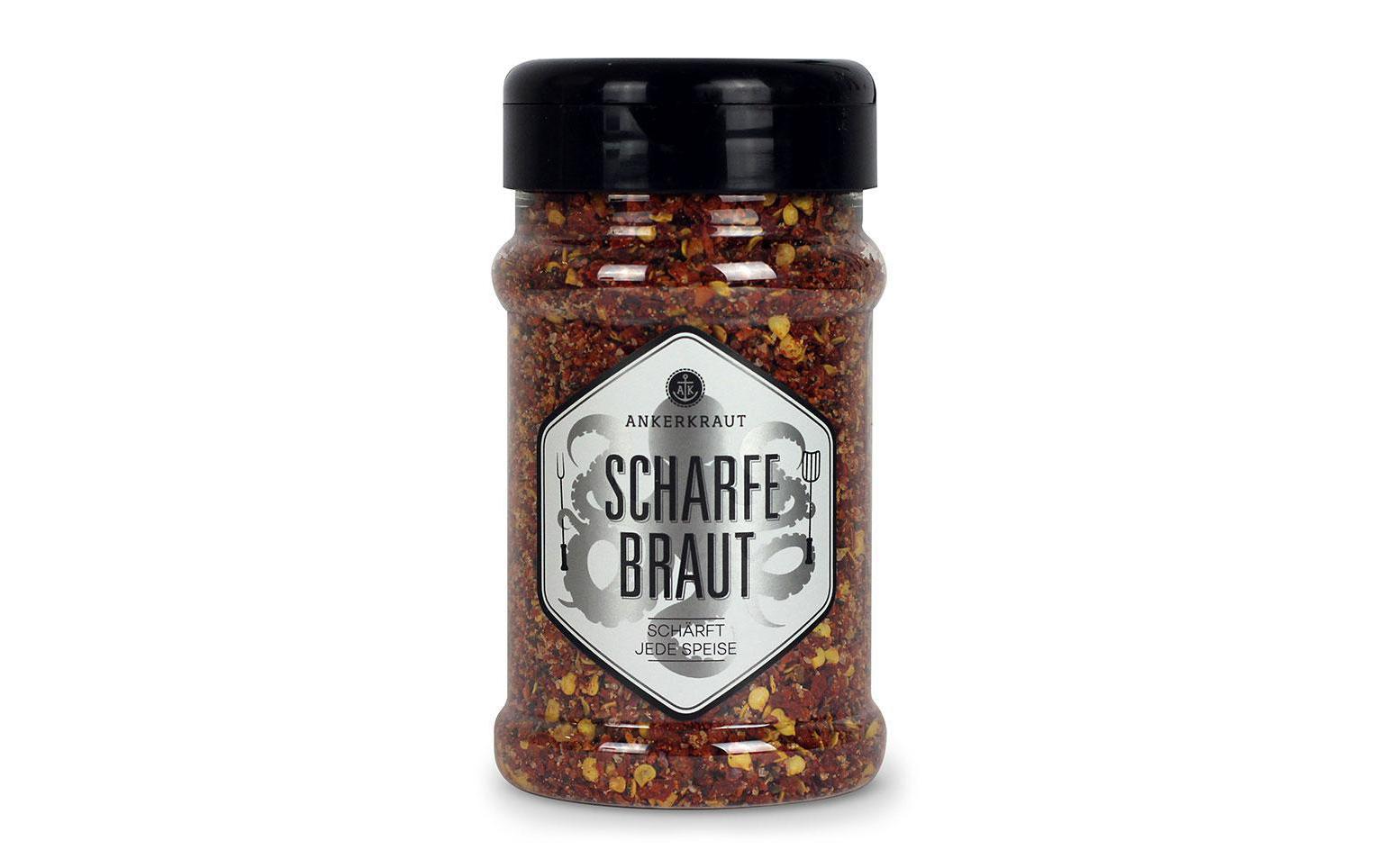 Ankerkraut Gewürzmischung Scharfe Braut, sehr scharf, Pulver, vegetarisch – 165 g