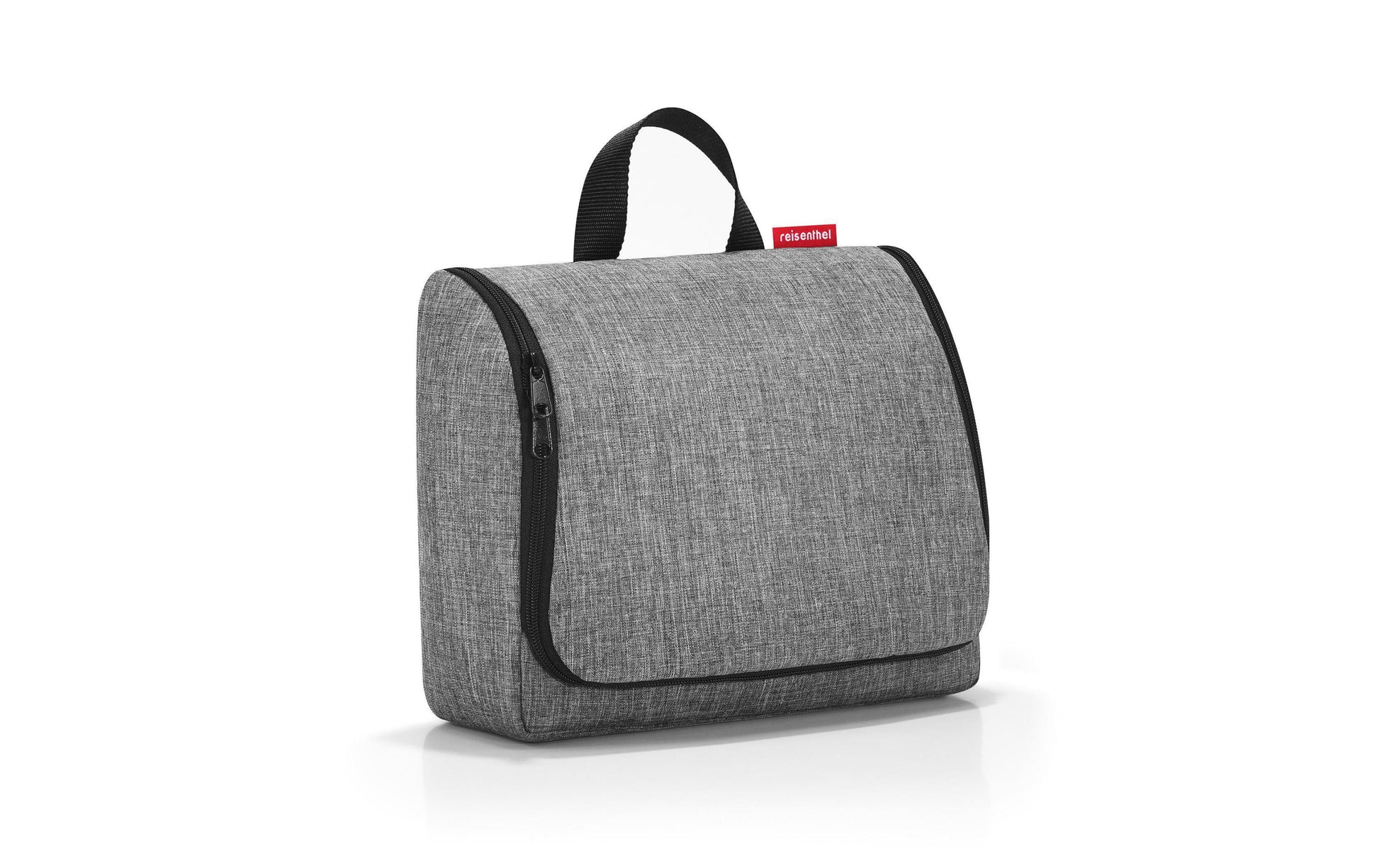 Reisenthel Kosmetiktasche XL – Wasserfest, mit Reissverschluss – 4 l – Silber – Polyester – 1 Stk.
