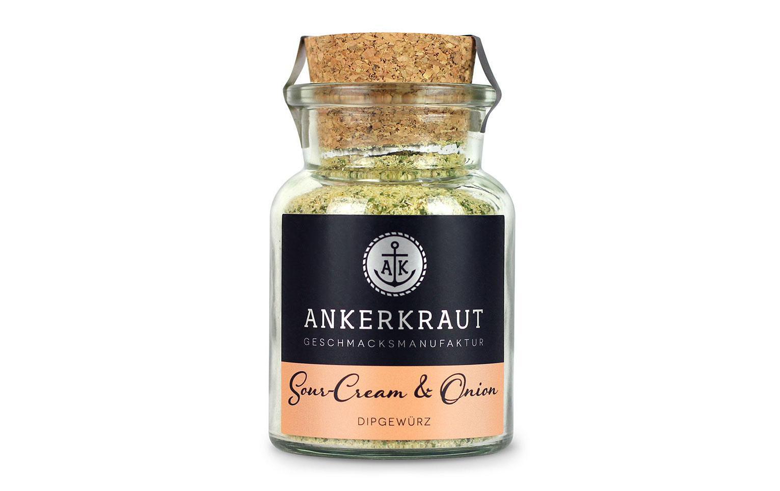 Ankerkraut Gewürzmischung Sour-Cream & Onion vegetarisches Pulver – 90 g