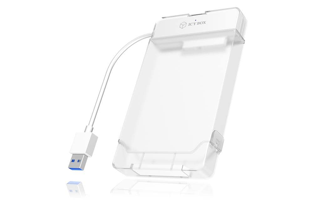 ICY BOX IB-AC703-U3 – 1-Bay Gehäuse – für 2,5" HDD/SSD, SATA