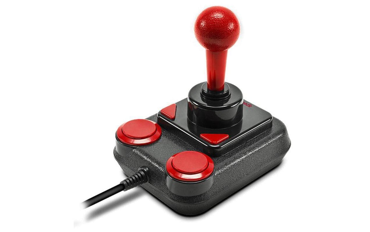 SPEEDLINK Competition Pro Extra – Joystick – USB (kabelgebunden), Schwarz/Rot, für Windows-PC & Android
