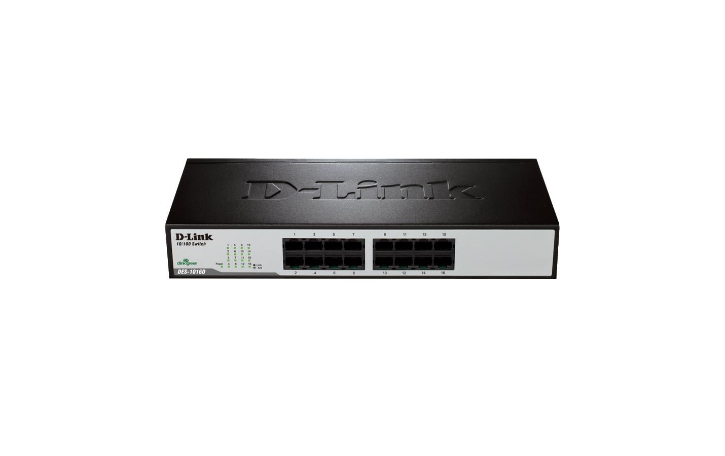 D-Link DES-1016D/E – Netzwerk-Switch – 16×100 Mbit/s